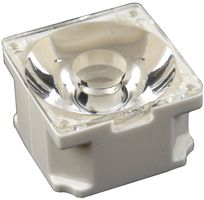 LEDIL CA10561_OSS-2-RS LED Lens, Spot Beam Lens, Spot, White, Square, PMMA (Polymethylmethacrylate)