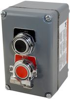 SCHNEIDER ELECTRIC 9001KYK23 Estación de Control, DPST-NO, DPST-NC, 2 Posiciones, Zinc, Harmony 9001K Series