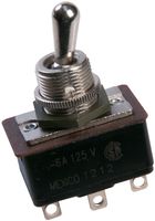 EATON 8928K479 Toggle Switch, On-On, SPDT, Non Illuminated, 6 A