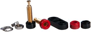 POMONA 2143-0 Banana Test Connector, Jack, Panel Mount, 5 A, 1.5 kV, Gold Plated Contacts, Black