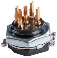 COOPER INTERCONNECT 126-218 Conector Circular, Llave BCE, Miniature Circular Connector, Serie 126, Hembra de Montaje Panel