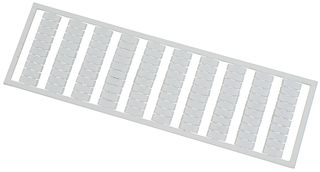 WAGO 209-701 Marcador para Clemas, Para Usarse con Clemas, 4MM, Blanco