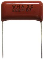 PANASONIC ECWHA3C822H General Purpose Film Capacitor, Metallized PP, Radial Box - 2 Pin, 8200 pF, ± 3%, 700 V, 1.6 kV