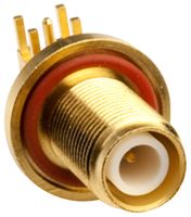 AMPHENOL RF 031-6528 RF / Coaxial Connector, TNC RP Coaxial, Right Angle Bulkhead Jack, Through Hole Right Angle, 50 ohm