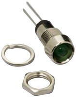 BIVAR MPR5HT LED Panel Mount Indicator, Red, 8 mm, 30 mA, 50 mcd