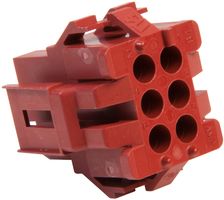 AMP - TE CONNECTIVITY 1-640520-0. Carcasa de Conector, Serie MR, Macho, 6 Posiciones, 4.19 mm, Conectores Rectangulares Miniatura