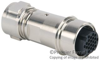 BULGIN LIMITED PXM6011/22S/CR/0910/SN Circular Connector, Circular Power Connector, Buccaneer 6000 Series, Cable Mount Receptacle