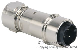 BULGIN LIMITED PXM6011/03P/ST/0507/SN Circular Connector, Circular Power Connector, Buccaneer 6000 Series, Cable Mount Receptacle