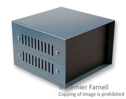HAMMOND 1458VG5B Metal Enclosure, 1458 Series, Heavy Duty, Vented Top & Bottom, Instrument, Steel, 127 mm, 254 mm