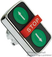 SCHNEIDER ELECTRIC ZB4BA73134 Switch Actuator, Schneider Harmony XB4 Series Emergency Stop Switches