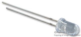 BIVAR UV5TZ-400-15 LED, Purple, Through Hole, T-1 3/4 (5mm), 15 mA, 3.4 V, 400 nm