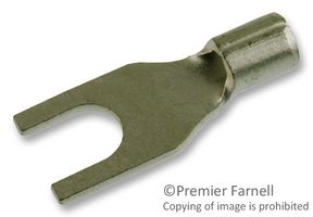 AMP - TE CONNECTIVITY 323127 Fork / Spade Tongue Terminal, SOLISTRAND Series, 22 AWG, 16 AWG, 1.65 mm², M3.5, #6