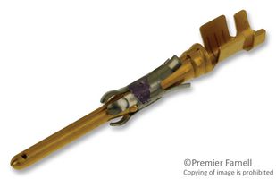 TE CONNECTIVITY - AMP 1-66361-1 Contacto para Conector Circular, Multimate, Serie Type III+, Pin, Crimpado, 14 AWG, 18 AWG