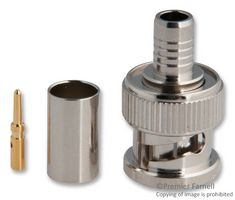 AMPHENOL RF 68175-1004 RF / Coaxial Connector, BNC Coaxial, Straight Plug, Crimp, 50 ohm, RG59, RG62, RG140, RG210, RG302