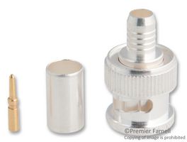 AMPHENOL RF 31-4321 RF / Coaxial Connector, BNC Coaxial, Straight Plug, Crimp, 50 ohm, RG59, RG62, RG140, RG210, RG302