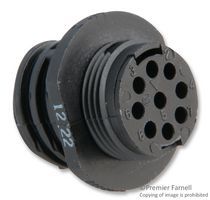 AMP - TE CONNECTIVITY 206486-2 Circular Connector, Circular Power Connector, CPC Series 2, Cable Mount Receptacle, 9 Contacts