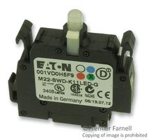 EATON M22-SWD-K11LED-G Contact Block, 1 Pole, Quick Connect, Solder