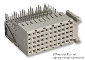 AMP - TE CONNECTIVITY 5352115-1. Connector, Z-PACK Series, 55 Contacts, 2 mm, Receptacle, Press Fit, 5 Rows