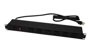 HAMMOND 1583H12A1BKX Power Distribution, Rack Mount, 12 Outlets, 125 V, 15 A, 482.6 mm, 44 mm, 1.83 m