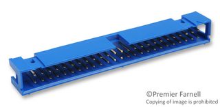 AMPHENOL COMMUNICATIONS SOLUTIONS 75869-104LF Pin Header, Wire-to-Board, 2.54 mm, 2 Rows, 20 Contacts, Through Hole, FCI 75869 Series