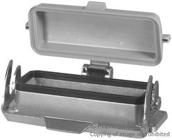 AMPHENOL SINE/TUCHEL C146-10F024-003-1 Conector Uso Rudo, Cubierta, con Empaque (Hule), Base, Montaje de Mamparo