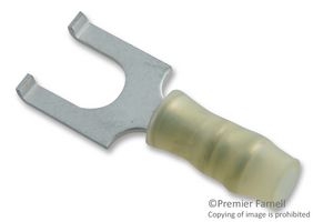 AMP - TE CONNECTIVITY 51874 Fork / Spade Tongue Terminal, PIDG Series, 26 AWG, 22 AWG, 0.4 mm², M3.5, #6
