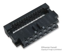 AMPHENOL COMMUNICATIONS SOLUTIONS 89947-714LF IDC Connector, IDC Receptacle, Female, 2 mm, 2 Row, 14 Contacts, Cable Mount