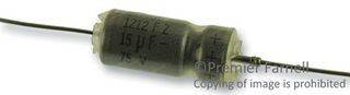 VISHAY M39006/22-0608 Tantalum Capacitor, Wet, 15 µF, 75 V, ± 10%, PC Pin