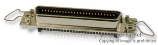 AMP - TE CONNECTIVITY 5554216-3 I/O Connector, 50 Contacts, Receptacle, Wire to Board, Through Hole, Champ 0.085 Series