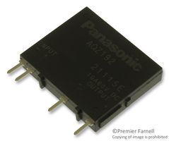 PANASONIC AQZ192 MOSFET Relay, SPST-NO (1 Form A), DC, 60 V, 10 A, SIP-4, Through Hole