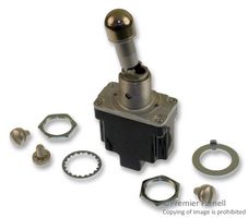 HONEYWELL MS24658-23D Interruptor de Palanca, On-On, SPDT, No Iluminado, Serie TL Grado Militar, 20A, Montaje en Panel