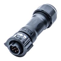 AMPHENOL LTW BD-06BFMA-QL8MP0 Circular Connector, Standard Size, Standard Circular Connector, X-Lok Series