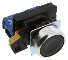 OMRON INDUSTRIAL AUTOMATION A22NN-RNM-NBA-G100-NN Industrial Pushbutton Switch, A22NN Series, 22.3 mm, SPST-NO, Momentary, Round, Black
