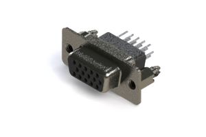EDAC 638-015-231-056 D Sub Connector, High Density, Receptacle, 638 Series, 15 Contacts, DE, Solder