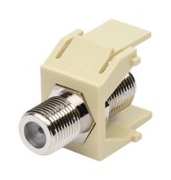 BELDEN AX102908 Adaptador RF / Coaxial, KeyConnect, Empotrado, Negro, F, Jack, F, Jack, Adaptador Recto