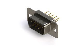 EDAC 627-M09-320-WN1 D Sub Connector, Standard, Plug, 627M Series, 9 Contacts, DE, Solder