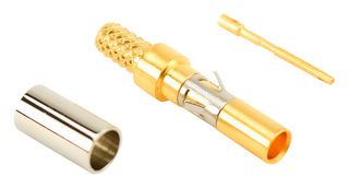 AMPHENOL SINE/TUCHEL MIM-K2.5Y Circular Connector Contact, Coax, Size 16, ecomate Aquarius Series, Socket, Solder