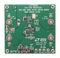 ANALOG DEVICES DC2749A Demonstration Board, LTC7003EMSE#PBF, High Side NMOS Static Switch Driver, Fast 60 V Protected