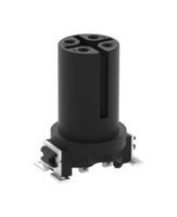 TE CONNECTIVITY - ERNI 224064-E Sensor Connector, M12, Female, 5 Positions, Solder Socket, Straight Surface Mount