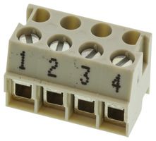 WIELAND ELECTRIC 25.600.2453.0 Terminal de Bloque Enchufable, 5 mm, 4 Posiciones, 22 AWG, 12 AWG, 4 mm², Tornillo
