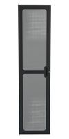 HAMMOND CDF1978VBK1 Enclosure Accessory, 45U, Vented Door, Hammond C2 Series Cabinets, Steel, Black, 78.5 ", 19.33 "