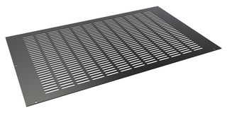 HAMMOND C2T2423VBK1 Top Panel, C4 Series Cabinets, Black, Steel, 25" W x 15" H