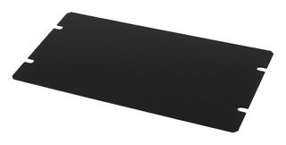 HAMMOND 1431-10BK3 Enclosure Accessory, Bottom Cover, Steel, Black, 1441 Series, 101.6 mm, 203.2 mm