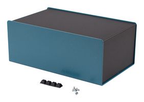 HAMMOND 1456NEK4BKBU Metal Enclosure, Instrument, Aluminum, 101.6 mm, 148.29 mm, 247.65 mm, IP31