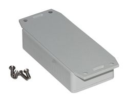 HAMMOND 1591HFLGY Plastic Enclosure, Flanged Lid, Multipurpose, ABS, 165 mm, 71 mm, 25 mm, IP54