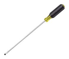 KLEIN TOOLS 608-10 CABINET SCREWDRIVER, 10", 1/8", 12.75"
