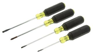 KLEIN TOOLS 85484 Screwdriver Set, Cushion-Grip, Miniature, 4-Piece