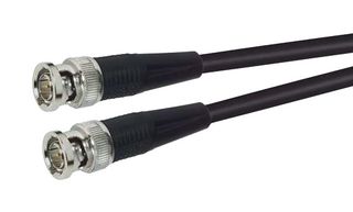 L-COM CC59A-1.5 RF / Coaxial Cable Assembly, 1.5 ft, 457.2 mm, RG59A/U, BNC Plug, BNC Plug, 75 ohm