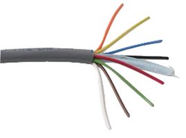 ALPHA WIRE 1896/8C SL005 Multiconductor Cable, Control, Unshielded, 8 Conductor, 20 AWG, 0.51 mm², 100 ft, 30.5 m