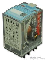TURCK C9-A41BX/024VADC Relevador de Potencia, 4PDT, 24 VAC, 5 A, Serie C9-A41, Hembra